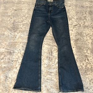 Topshop Moto Jamie Flare W30 L33